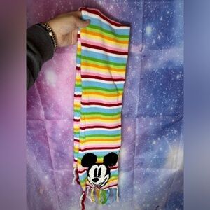 Mickey Mouse Disney store striped scarf 🛍